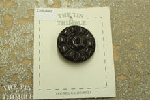 Load image into Gallery viewer, Large Celluloid Button #5 / Vintage Celluloid / 1930s Buttons / 1940s Buttons / Antique Buttons / Vintage Sewing Notions / Celluloid Buttons