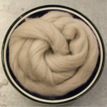 Load image into Gallery viewer, Light Natural Merino Wool Roving - 1 oz - Nuno Felting / Wet Felting / Felting Supplies / Hand Felting / Needle Felting /  Fiber Art