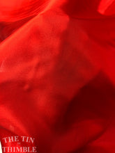Load image into Gallery viewer, Silk Habotai Fabric by the Yard in Red - Red 100% Silk Fabric by the Yard