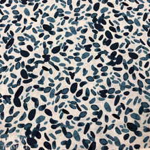 Load image into Gallery viewer, Denim Blues Abstract Print Quilting Cotton by Paintbrush Studio - 1 Yard - Blue and White Quilting Print