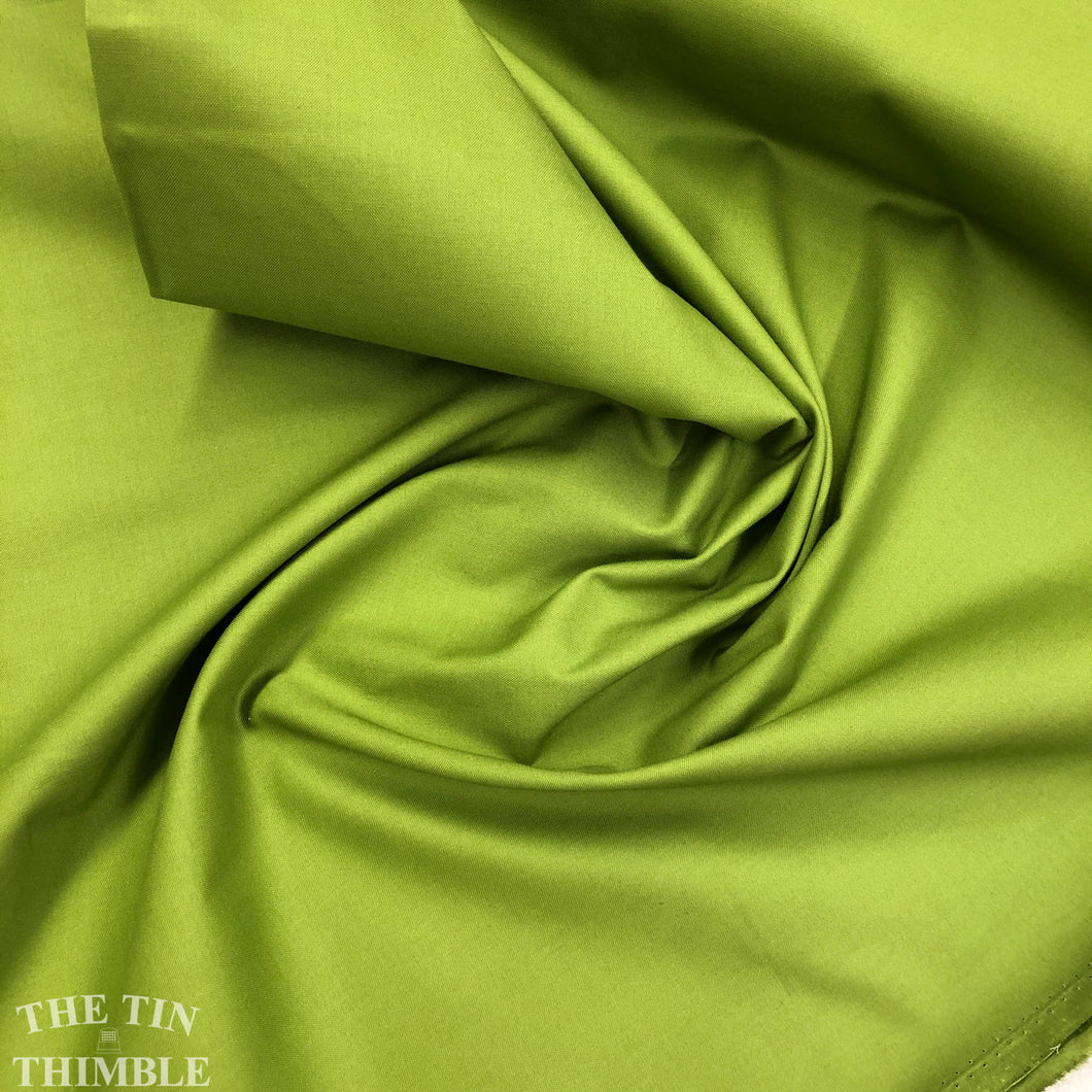 Centennial Solid in Artichoke by Marcus Brothers / Green Cotton / Quilting Solid /  1 Yard / Quilting Cotton / Quilt Solid / Nancy Rink