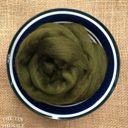 Juniper Merino Wool Roving for Felting, Spinning or Weaving - 1 oz - Nuno, Wet or Needle Felting Fibers