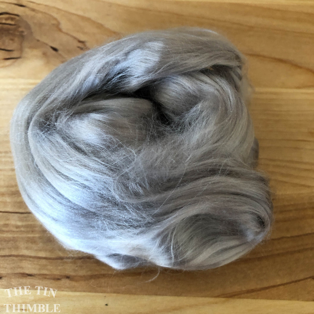 Cultivated Bombyx (Mulberry) Silk Fiber for Spinning or Felting in Cloud - 3.5 Grams or More