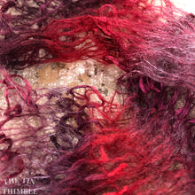 Load image into Gallery viewer, Tubular Yarn #11 / Felting Fiber / Cool Fiber - 18" - Nuno Felting / Wet Felting / Felting Supplies / Textural Fiber / Felting Yarn