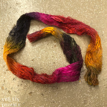 Load image into Gallery viewer, Tubular Yarn #9 / Felting Fiber / Cool Fiber - 18" - Nuno Felting / Wet Felting / Felting Supplies / Textural Fiber / Felting Yarn