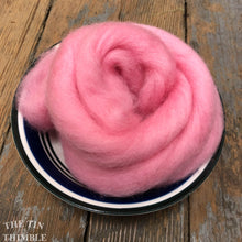 Load image into Gallery viewer, Candy CORRIEDALE Wool Roving - 1 oz - Nuno Felting / Wet Felting / Felting Supplies / Hand Felting / Needle Felting / Fiber Art