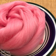 Load image into Gallery viewer, Flamingo Merino Wool Roving for Felting, Spinning or Weaving - 1 oz - Nuno, Wet or Needle Felting Fibers