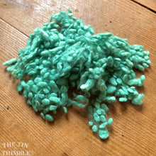 Load image into Gallery viewer, Tiffany Dyed Wool Nepps or Nibs for Felting by DHG / 1/8 Oz or More / Commercially Dyed Textural Fibers for Nuno or Wet Felting
