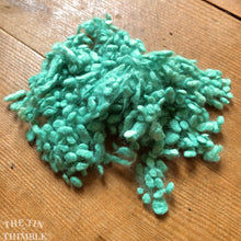Load image into Gallery viewer, Tiffany Dyed Wool Nepps or Nibs for Felting by DHG / 1/8 Oz or More / Commercially Dyed Textural Fibers for Nuno or Wet Felting