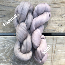 Load image into Gallery viewer, Mink Merino Wool Roving - 21.5 micron -1 oz - For Nuno Felting, Wet Felting, Weaving, Spinning and More