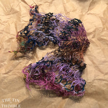 Load image into Gallery viewer, Tubular Yarn #13/ Felting Fiber / Cool Fiber - 18" - Nuno Felting / Wet Felting / Felting Supplies / Textural Fiber / Felting Yarn