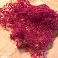 Load image into Gallery viewer, Tubular Yarn #16 / Felting Fiber / Cool Fiber - 18" - Nuno Felting / Wet Felting / Felting Supplies / Textural Fiber / Felting Yarn