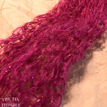 Load image into Gallery viewer, Tubular Yarn #16 / Felting Fiber / Cool Fiber - 18" - Nuno Felting / Wet Felting / Felting Supplies / Textural Fiber / Felting Yarn