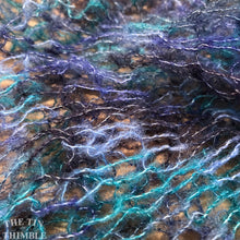 Load image into Gallery viewer, Tubular Yarn #19 / Felting Fiber / Cool Fiber - 18" - Nuno Felting / Wet Felting / Felting Supplies / Textural Fiber / Felting Yarn