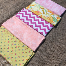 Load image into Gallery viewer, Fat Quarter Bundle / Pink and Yellow Fabric / Fat Quarters / Quilting Fabric / Fat 1/4 / Great for Making Masks! / 100% Cotton