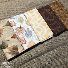 Load image into Gallery viewer, Fat Quarter Bundle / Brown Fabric / Fat Quarters / Quilting Fabric / Fat 1/4 / Great for Making Masks! / 100% Cotton
