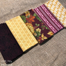Load image into Gallery viewer, Fat Quarter Bundle / Maroon & Yellow Fabric / Fat Quarters / Quilting Fabric / Fat 1/4 / Great for Making Masks! / 100% Cotton