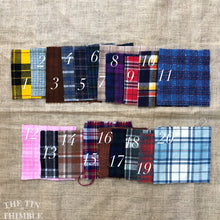 Load image into Gallery viewer, 100% Wool Felt Square - Vintage Plaid Wool - Wool Flat Felt Fabric for Embroidery, Applique & Crafts