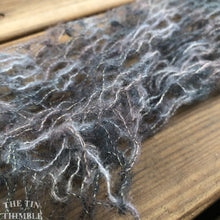 Load image into Gallery viewer, Tubular Yarn #38 / Felting Fiber / Cool Fiber - 18" - Nuno Felting / Wet Felting / Felting Supplies / Textural Fiber / Felting Yarn