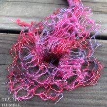 Load image into Gallery viewer, Tubular Yarn #30 / Felting Fiber / Cool Fiber - 18" - Nuno Felting / Wet Felting / Felting Supplies / Textural Fiber / Felting Yarn