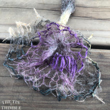 Load image into Gallery viewer, Tubular Yarn #31 / Felting Fiber / Cool Fiber - 18" - Nuno Felting / Wet Felting / Felting Supplies / Textural Fiber / Felting Yarn