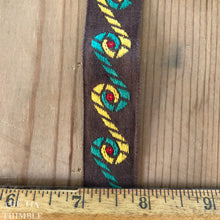 Load image into Gallery viewer, Vintage Embroidered Trim - By the Half Yard - 100% Cotton Vintage Jacquard Ribbon Trim