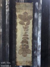 Load image into Gallery viewer, Botanical Printed Table Runner by Sharon Mansfield - Natural Leaves Printed on USA Produced 100% Wool Fabric - Colorfast & Washable