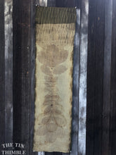 Load image into Gallery viewer, Botanical Printed Table Runner by Sharon Mansfield - Natural Leaves Printed on USA Produced 100% Wool Fabric - Colorfast & Washable