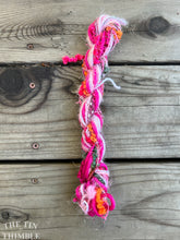 Load image into Gallery viewer, Fiber Frenzy Bundle / Mixed Bundle of Yarn in Pink / Great for Felting / Approximately 24 Yards / 8 Strands Each 3 Yards Long