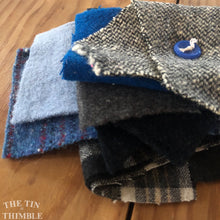 Load image into Gallery viewer, 100% Wool Felt Scrap Bundle - Great for Applique and Crafts - #30