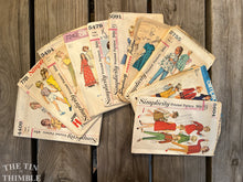 Load image into Gallery viewer, 10 Vintage Simplicity Children's Sewing Patterns - Size 6 & 7 - CPL4 - S4409, S3494, S7701, S7242, S5479, S4787, S5091, S2755, S8376, S5604