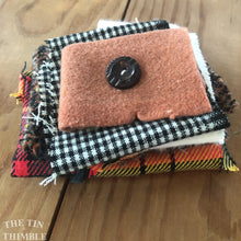 Load image into Gallery viewer, 100% Wool Felt Scrap Bundle - Great for Applique and Crafts - #22