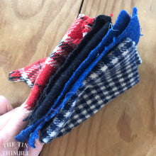 Load image into Gallery viewer, 100% Wool Felt Scrap Bundle - Great for Applique and Crafts - #28