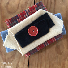 Load image into Gallery viewer, 100% Wool Felt Scrap Bundle - Great for Applique and Crafts - #29