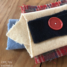 Load image into Gallery viewer, 100% Wool Felt Scrap Bundle - Great for Applique and Crafts - #29