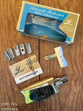 Load image into Gallery viewer, Greist Automatic Buttonholer Style #1 - Original Mid Century Greist Buttonhole Attachment with Templates