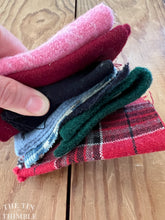 Load image into Gallery viewer, 100% Wool Felt Scrap Bundle - Great for Applique and Crafts - #34