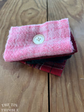 Load image into Gallery viewer, 100% Wool Felt Scrap Bundle - Great for Applique and Crafts - #34