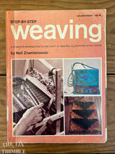 Load image into Gallery viewer, VINTAGE 1967 "Step by Step Weaving" Paperback Book by Nell Znamierowski  - Macrame Book / How to Macrame / Golden Press