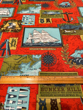 Load image into Gallery viewer, Vintage Waverly Bonded Nautical Theme Heavyweight Fabric - By the Yard - 48" Wide