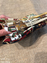 Load image into Gallery viewer, Fabric Scraps / Vintage Fabric Scraps / Fabric Scrap Bag / Scrap Fabric / Fabric Grab Bag / Christmas Fabric / Fabric Destash / SB274