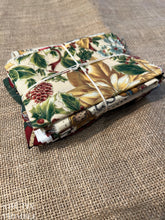 Load image into Gallery viewer, Fabric Scraps / Vintage Fabric Scraps / Fabric Scrap Bag / Scrap Fabric / Fabric Grab Bag / Christmas Fabric / Fabric Destash / SB274