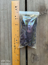 Load image into Gallery viewer, Mohair Locks for Felting, Spinning or Weaving - 1/4 Oz - Hand Dyed in the Color &#39;Smoky Purple&#39;
