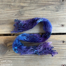 Load image into Gallery viewer, Tubular Yarn #47 / Felting Fiber / Cool Fiber - 18" - Nuno Felting / Wet Felting / Felting Supplies / Textural Fiber / Felting Yarn