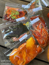 Load image into Gallery viewer, Complete Wet Felted Pumpkin Kit - Includes Written Instructions, Merino Wool Roving, &amp; Embellishment Fibers

