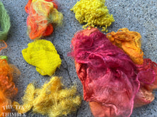 Load image into Gallery viewer, Complete Wet Felted Vessel Kit - Includes Written Instructions, Merino Wool Roving, & Embellishment Fibers