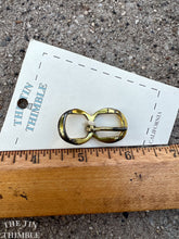 Load image into Gallery viewer, Vintage Belt Buckle - Authentic Vintage Gold Metal Frog Closure - #24