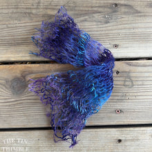 Load image into Gallery viewer, Tubular Yarn #47 / Felting Fiber / Cool Fiber - 18" - Nuno Felting / Wet Felting / Felting Supplies / Textural Fiber / Felting Yarn