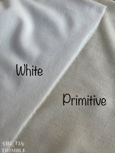 Load image into Gallery viewer, 100% Wool Flannel Weight Fabric in Natural White - 1 Yard - Made in America - Great for Eco Printing, Eco Dyeing, Quilting and Sewing