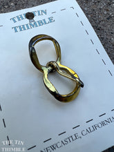 Load image into Gallery viewer, Vintage Belt Buckle - Authentic Vintage Gold Metal Frog Closure - #24